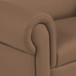 Little Lux Chocolate Preschool Lounge Chair | Adjustable Kids’ Soft Seat for Reading & Relaxation