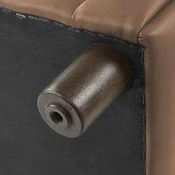 Little Lux Chocolate Preschool Sofa | Adjustable Faux Leather Kids' Couch