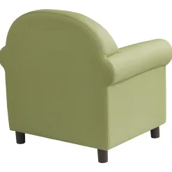 Little Lux Fern Green Preschool Lounge Chair | Adjustable Kids’ Soft Seat for Reading & Relaxation