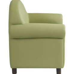 Little Lux Fern Green Preschool Lounge Chair | Adjustable Kids’ Soft Seat for Reading & Relaxation