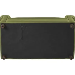 Little Lux Fern Green Preschool Sofa | Adjustable Faux Leather Kids' Couch