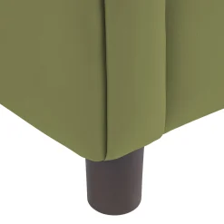Little Lux Fern Green Preschool Chair & Sofa Set | Adjustable Faux Leather Kids’ Seating