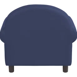 Little Lux Navy Preschool Lounge Chair | Adjustable Kids’ Soft Seat for Reading & Relaxation