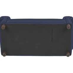 Little Lux Navy Preschool Sofa | Adjustable Faux Leather Kids' Couch