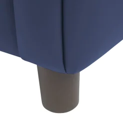 Little Lux Navy Preschool Sofa | Adjustable Faux Leather Kids' Couch