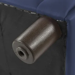 Little Lux Navy Preschool Sofa | Adjustable Faux Leather Kids' Couch