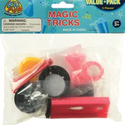 Magic Tricks Set for Kids – 5 Pack Dramatic Play & Camp Performance Kit