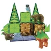 Magna-Tiles Forest Adventure Set | 25-Piece Magnetic Building Tiles with Woodland Animals