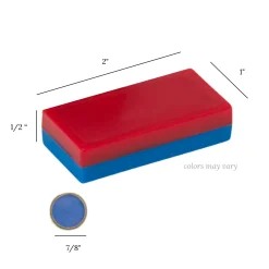 Magnetic Counting Chips & Block Magnet Set | 75-Piece STEM Learning Kit