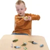 Magnetic Fishing Set | Educational Fishing Game with 4 Magnetic Poles & 24 Floating Fish
