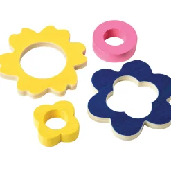 Magnetic Match & Make Flowers with Wooden Storage Box