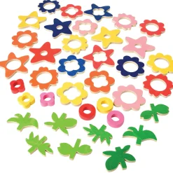 Magnetic Match & Make Flowers with Wooden Storage Box