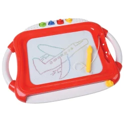 Magnetic Sketcher Board with Stylus & Shape Stampers