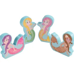 Majestic Mermaid Mansion | 3-Level Wooden Dollhouse with Sea-Life Furniture & Characters