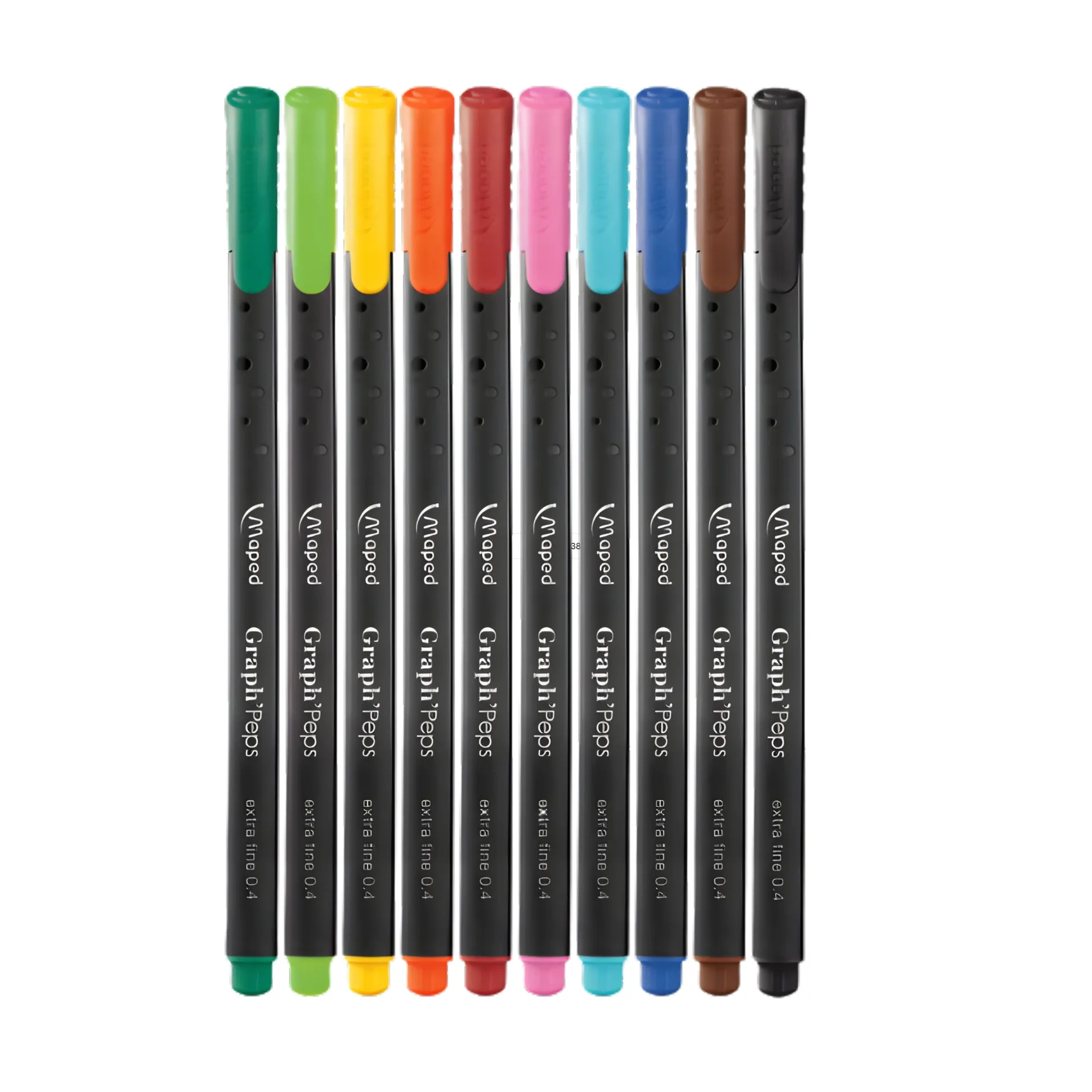 Maped Graph’Peps Fine Tip Markers - Set of 10