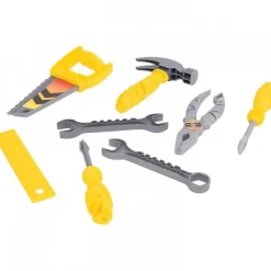 Master Builder's Tool Set | 21-Piece Pretend Play Kit with Hard Hat, Toolbelt, and 4-in-1 Multitool