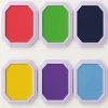 Mega Washable Stamp Pads Bundle | Set of 6 Jumbo Non-Toxic Ink Pads