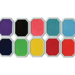 Mega Washable Stamp Pads Set | 10 Bright Colors