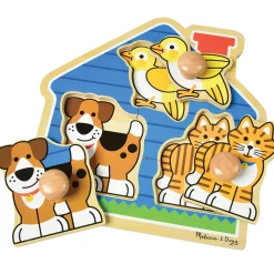 Melissa & Doug® Beginner House Pets Knobbed Puzzle - 3 PC