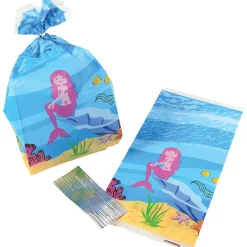 Mermaid Cello Party Bags – 12-Pack