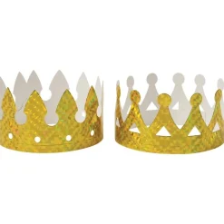 Metallic Crowns – Set of 12