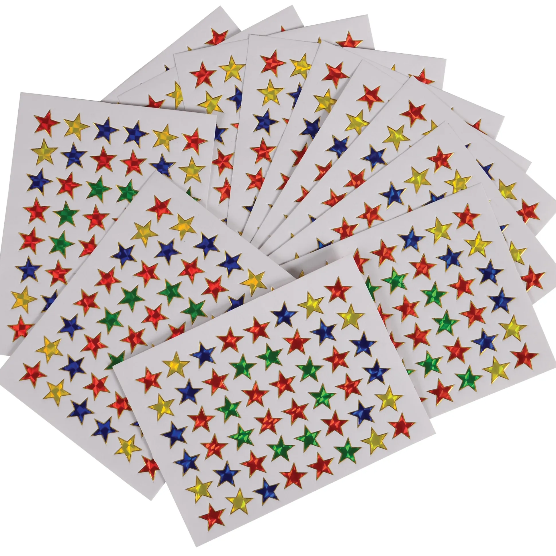 Metallic Foil Star Reward Stickers