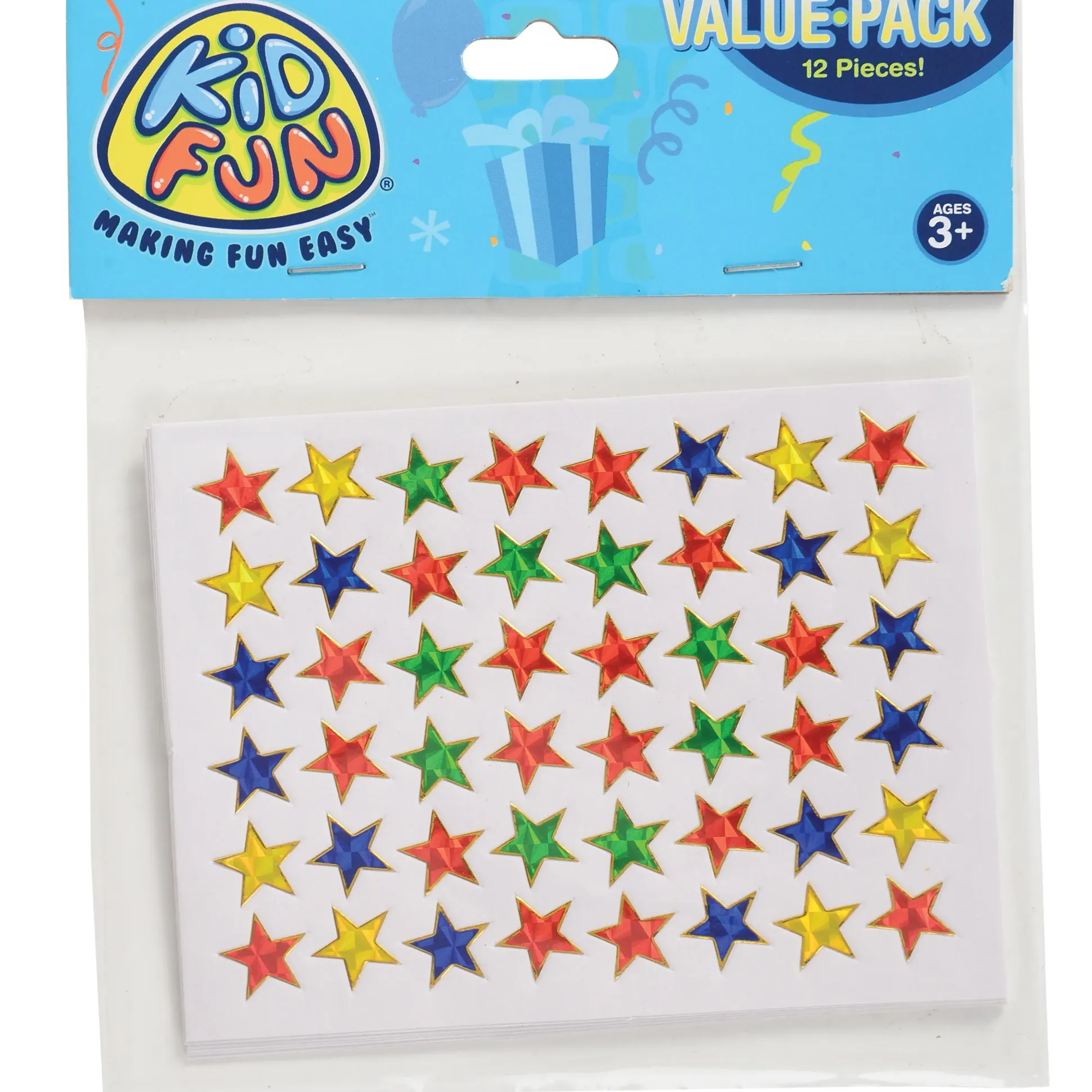Metallic Foil Star Reward Stickers