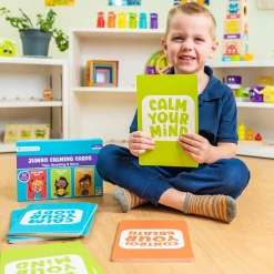 Mindful Moments Jumbo Calming Cards | Breathing & Yoga Activity Deck