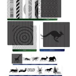 Mindful Motions Exploration & Discovery Sensory Cards | 24 Optical Illusion Cards with Motion Sliders