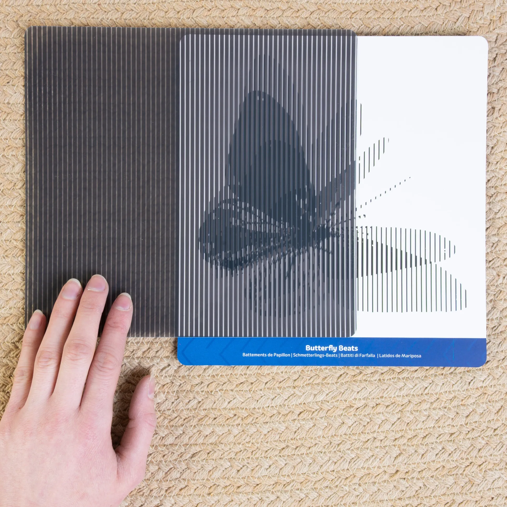 Mindful Motions Exploration & Discovery Sensory Cards | 24 Optical Illusion Cards with Motion Sliders