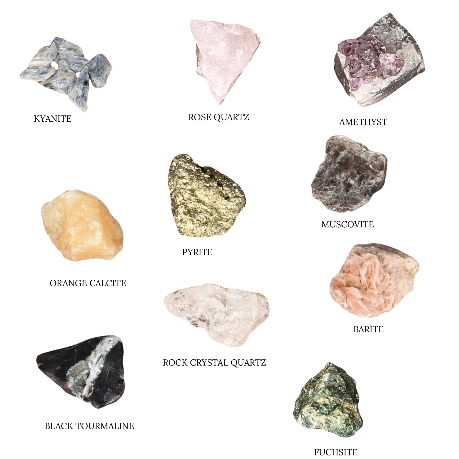 Minerals From All Over The World