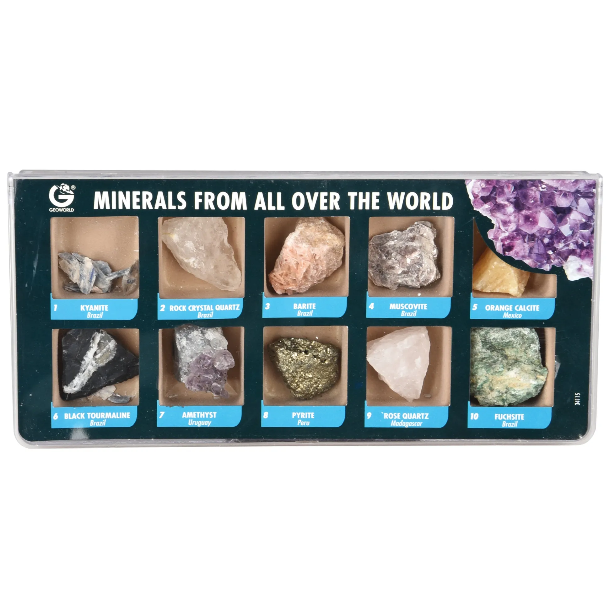 Minerals From All Over The World
