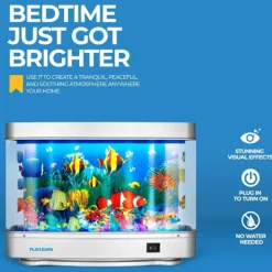 Mini Aquarium Lamp with Rolling Screen | Compact Calming Sensory Light