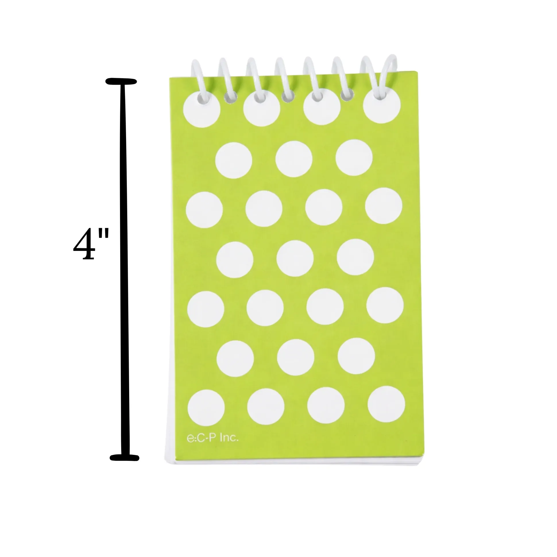 Mini Dot Design Spiral Notebooks, Set of 8