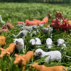 Mini Farm Animal Figures Set – 108 Vinyl Animals for Counting, Sorting & Learning