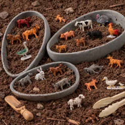 Mini Farm Animal Figures Set – 108 Vinyl Animals for Counting, Sorting & Learning