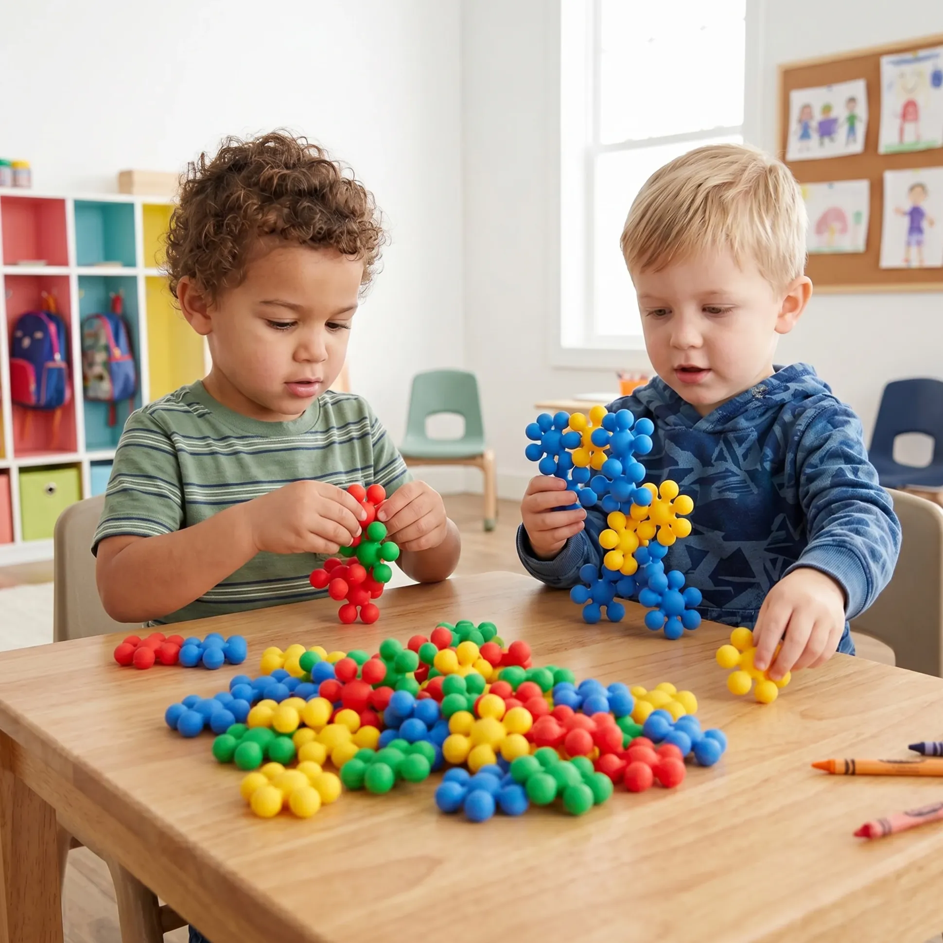 Mini Flexi-Builders | Flexible STEM Construction Building 77-Piece Set