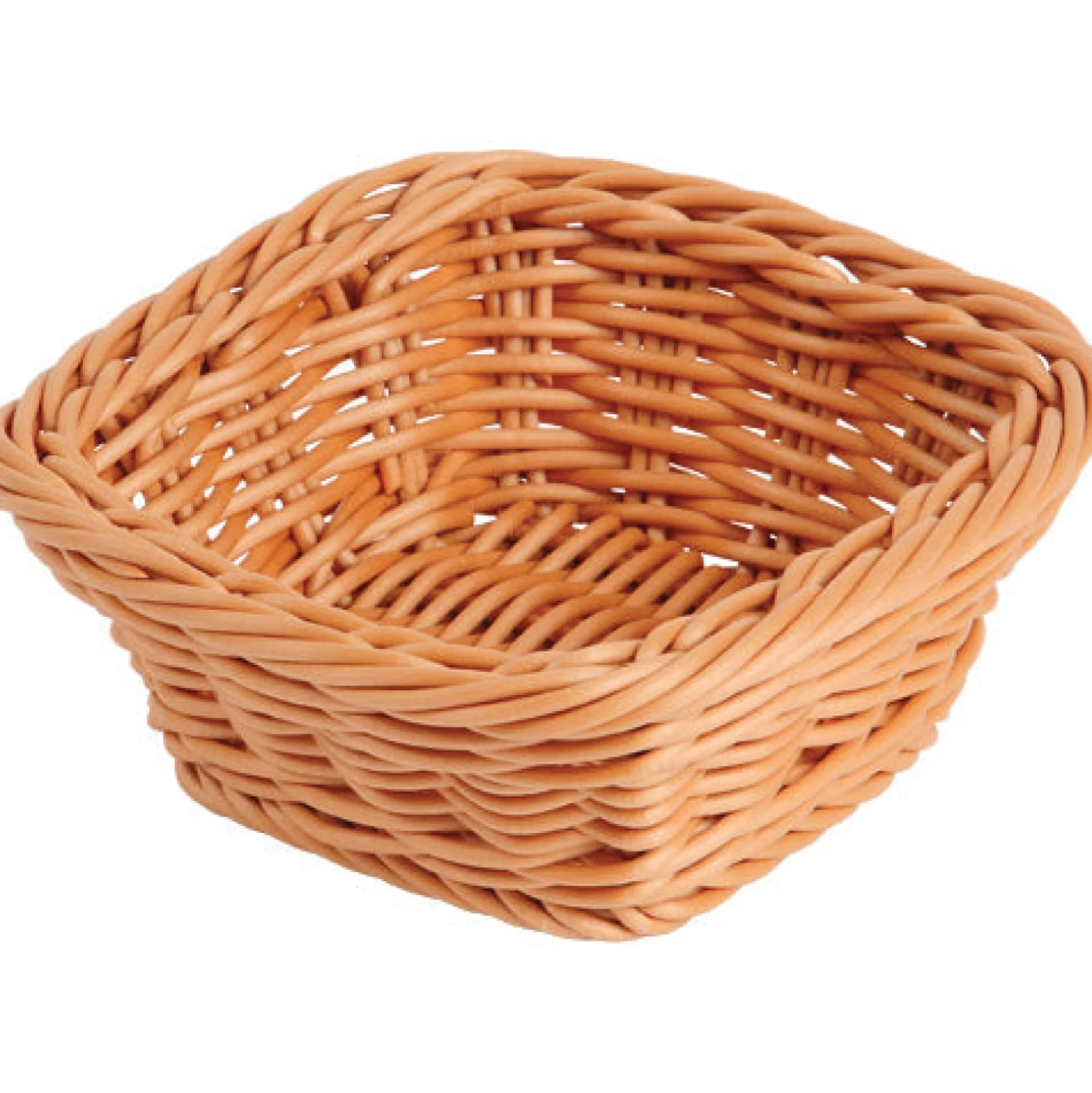 5" Mini Plastic Wicker Baskets - Set of 12