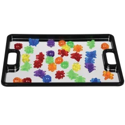 Mirrored Tray with Handles | Sensory Exploration, Loose Parts & Visual Discovery Tray