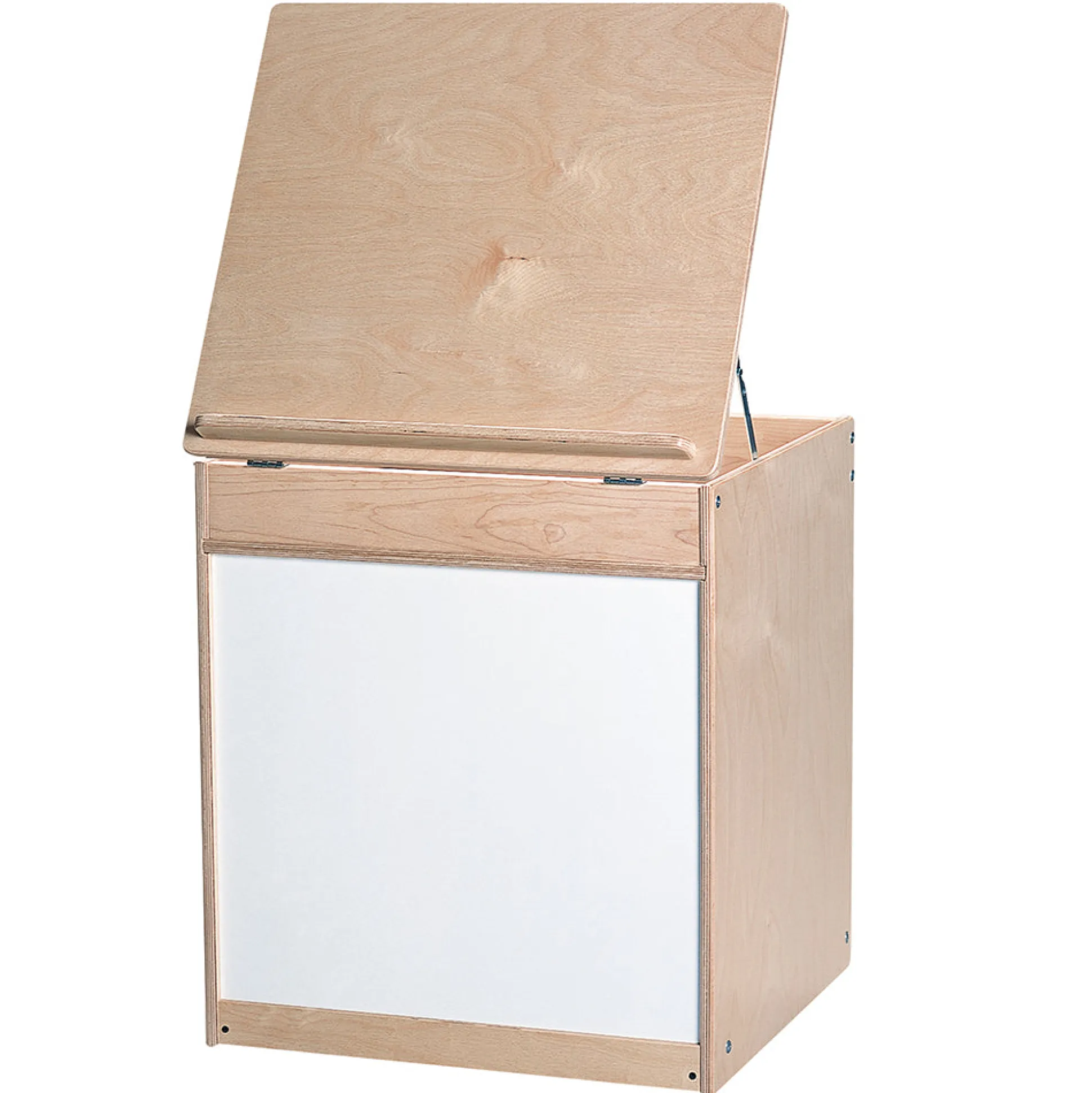 Mobile Big Book Display with Write & Wipe Easel and Storage Compartments