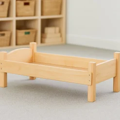 Montessori Solid Hardwood Baby Doll Bed
