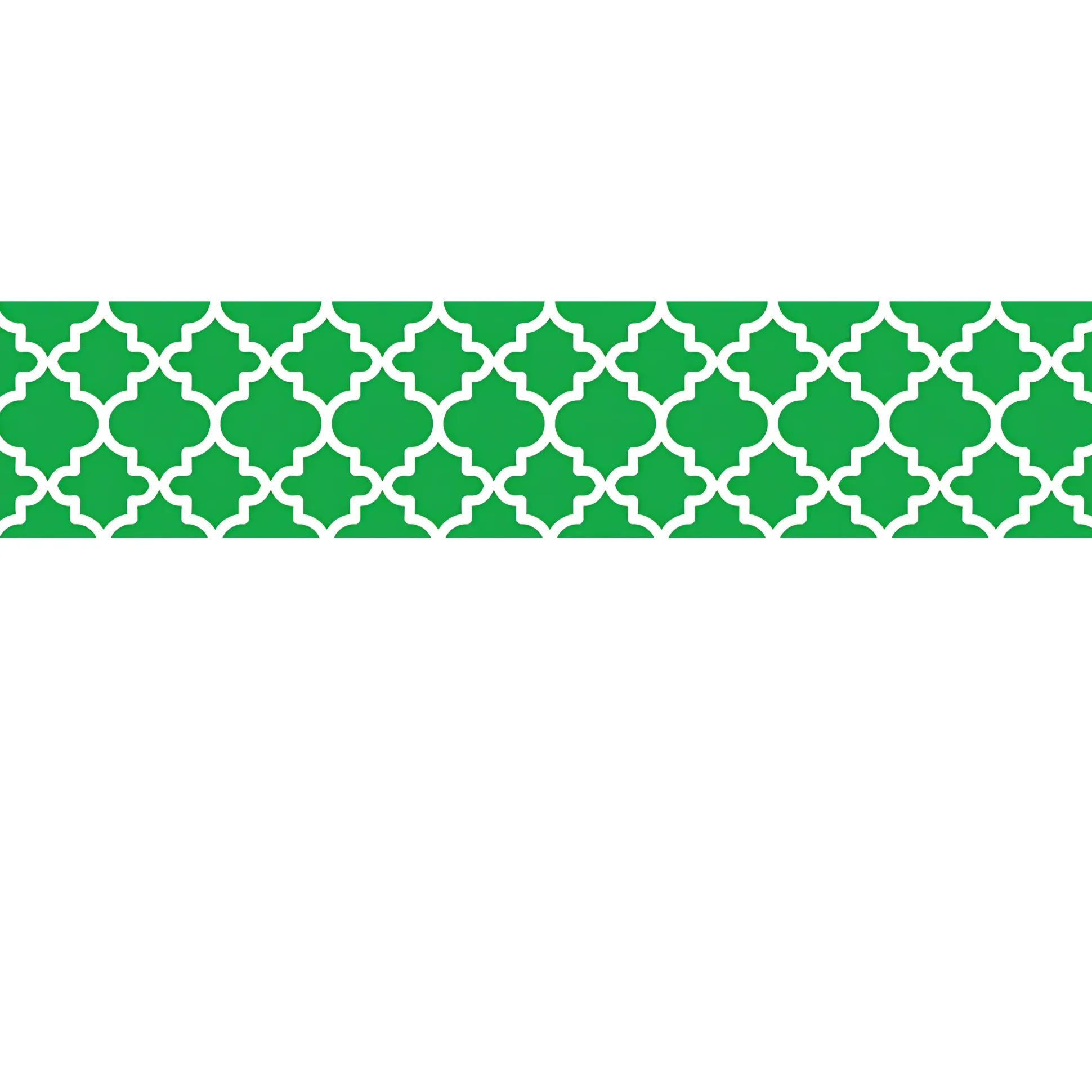 Moroccan Green Bolder Borders Classroom Bulletin Board Trim