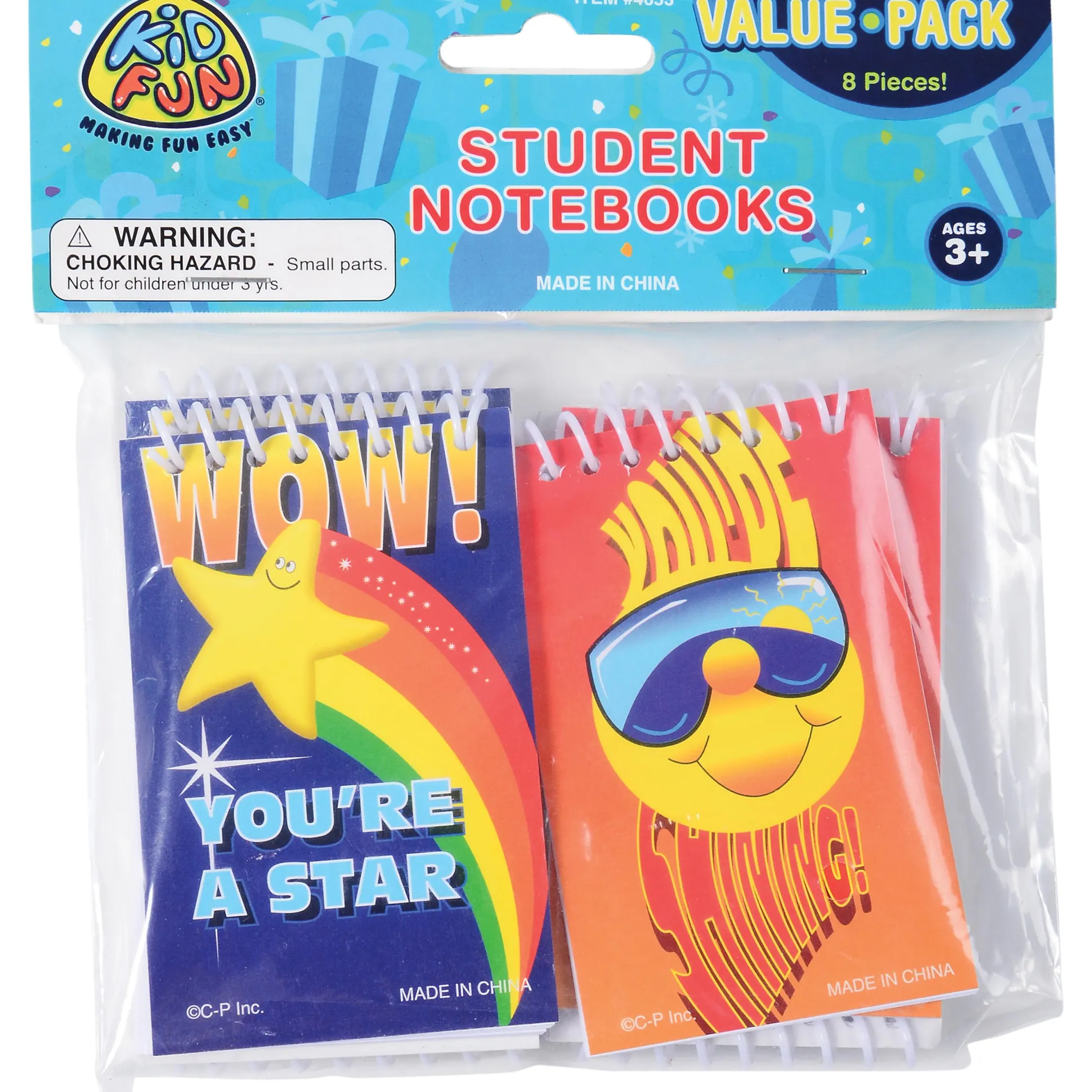 Motivational Mini Reward Notebooks – Set of 8