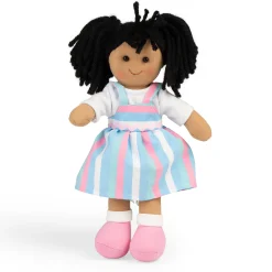 Multicultural Soft and Cuddly Kira Doll | 11 Inch Plush Ragdoll with Removable Clothing