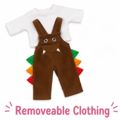 Multicultural Soft and Cuddly Jack Doll | 11 Inch Plush Ragdoll with Removable Clothing