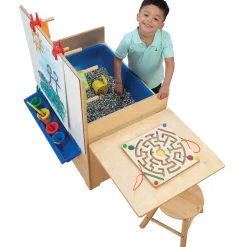 Multi-Functional Innovation Station | Sensory Play, Table, and Easel Combo