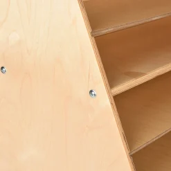 Multi-Level Puzzle Storage Station | Extra Wide Wooden Organizer for Puzzles