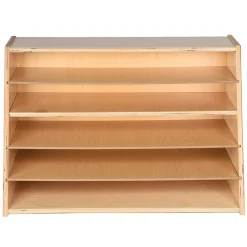 Multi-Level Puzzle Storage Station | Extra Wide Wooden Organizer for Puzzles