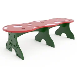 Mushroom Toddler Bench | Bright & Colorful Seating for Preschool Playgrounds