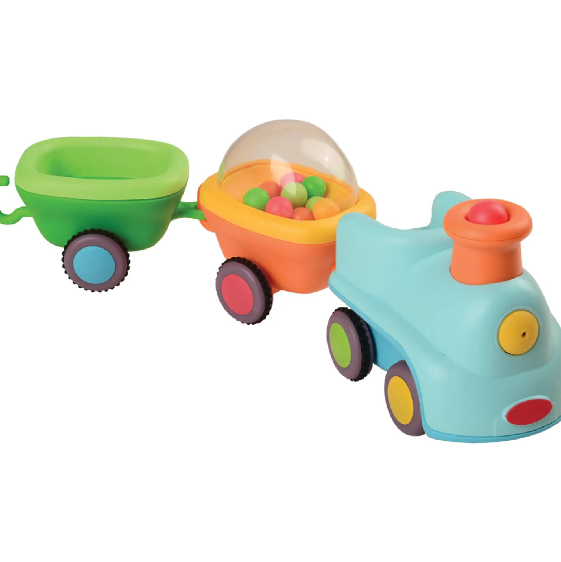 Musical Toy Train with Track – Interactive 3-Car Learning Train for Toddlers 12+ Months